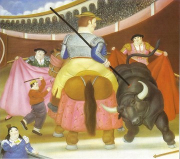 Fernando Botero Painting - La PicaFernando Botero